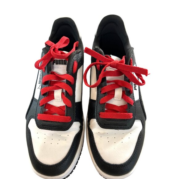 Puma Shoes - Puma Womens Sneakers 389390-16 Black/White/Red Size 5.5